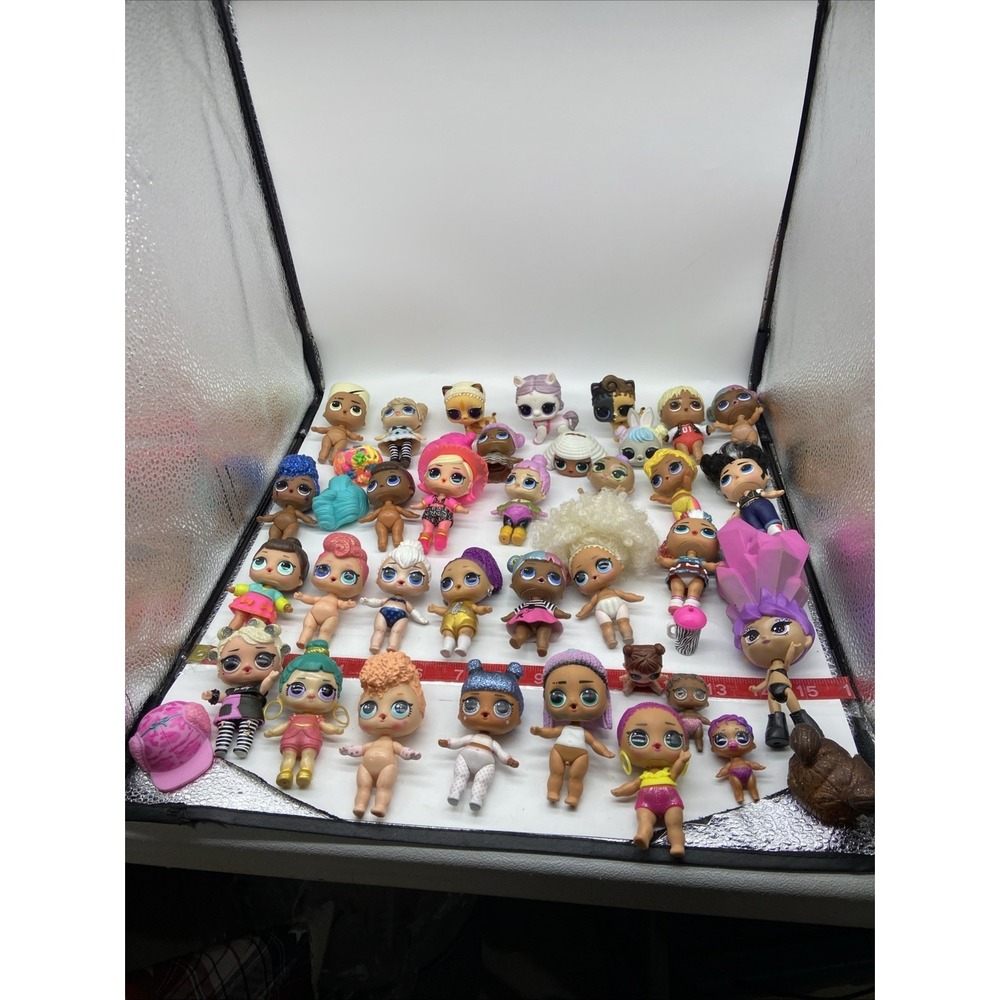 LOL Surprise Doll and Pet Mega Lot 30+ Pieces Dolls‎ Pets Accessories Glitter